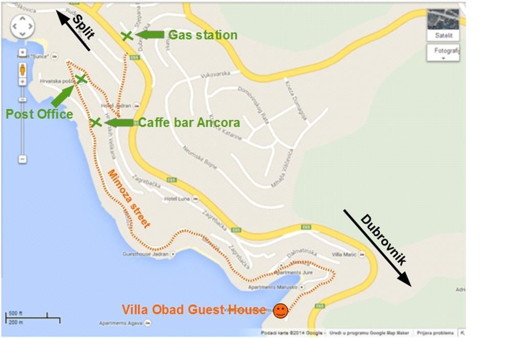 Villa Obad Guest House Neum Eksteriør bilde